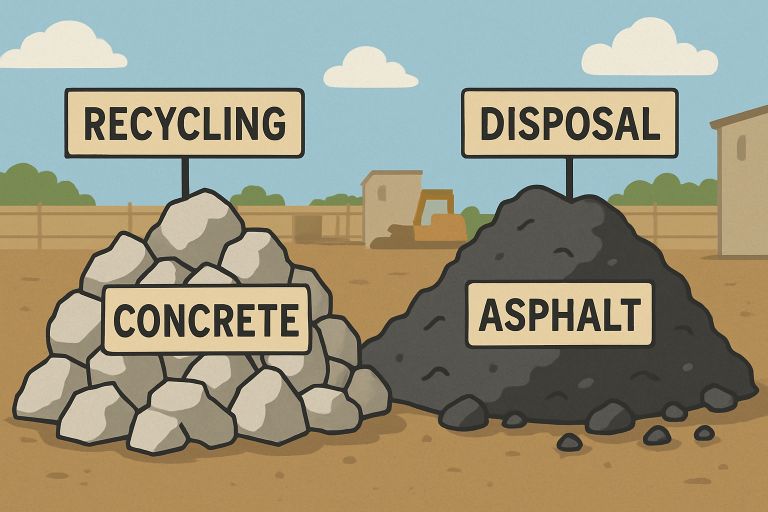 Joy's Ticket Key Rules for Legal Concrete and Asphalt Waste Disposal